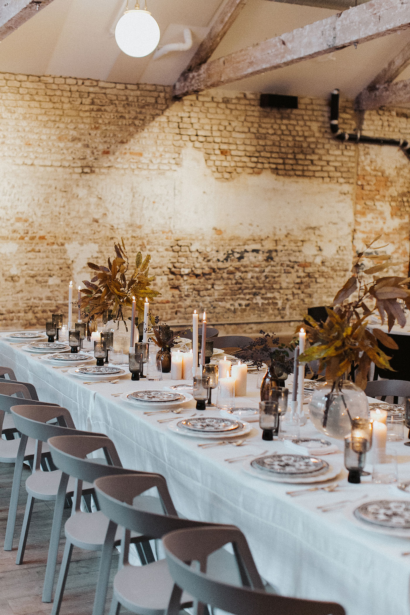 Family-style table setting